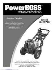 PowerBoss 20255 Illustrated Parts List