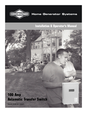 Briggs & Stratton 71037 Installation And Operator's Manual