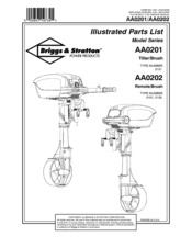 Briggs & Stratton AA0201 Series Illustrated Parts List