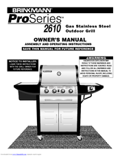 Brinkmann ProSeries 2610 Owner's Manual