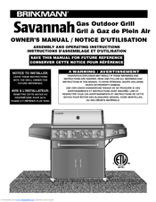 Brinkmann Savannah 810-6630-B Owner's Manual