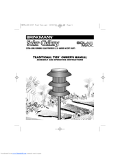 Brinkmann Solar Max 822-2507-8 Owner's Manual