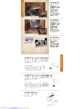 Broan Range Hood E60000 Specifications