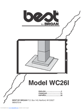 Broan Best WC26I Owner's Manual