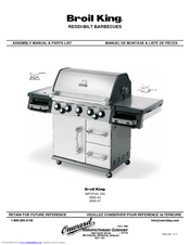 Broil King 9986-47 Assembly Manual & Parts List