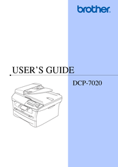 Brother Dcp 70 Manuals Manualslib
