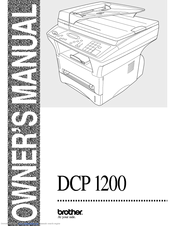 Brother DCP 1200 Owner's Manual