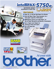 Brother IntelliFAX 5750e Specifications