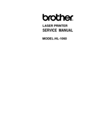 Brother HL-1060 Series Service Manual