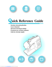 Brother XE5017-001 Quick Reference Manual
