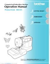 Brother 885-V51 Operation Manual