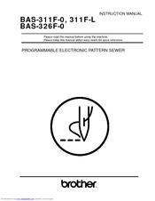Brother BAS-326F-0 Instruction Manual