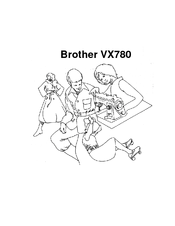 Brother vx780 Operating Manual