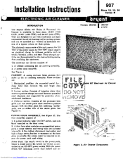 Bryant 16-907 Installation Instructions Manual