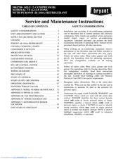 Bryant 580J*08-14F Service And Maintenance Instructions