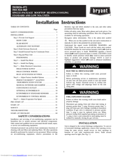 Bryant 581B036--072 Installation Instructions Manual