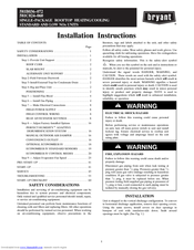 Bryant 581C024--060 Installation Instructions Manual