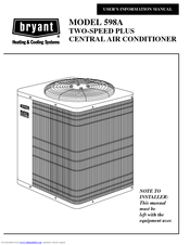Bryant 598A User's Information Manual