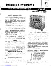Bryant 453 Installation Instructions Manual