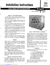 Bryant SERIES D 453 Installation Instructions Manual