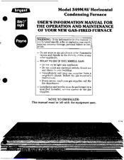 Bryant 349MAV User's Information Manual