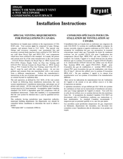 Bryant 4-WAY MULTIPOISE 359AAV Installation Instructions Manual