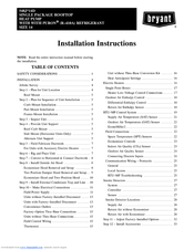 Bryant 548J*14D Series Installation Instructions Manual