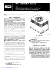 Bryant 604B User's Information Manual