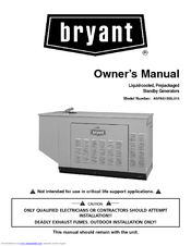 Bryant ASPAS1BBL015 Owner's Manual