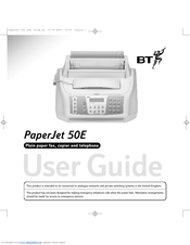 BT PaperJet 50e User Manual