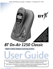 BT 1250 Classic User Manual