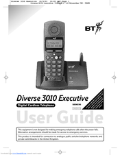 BT DIVERSE 3010 EXECUTIVE User Manual
