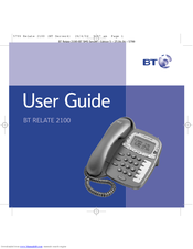 BT Relate 2100 User Manual