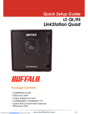 Buffalo LinkStation Quad LS-QL/R5 Quick Setup Manual