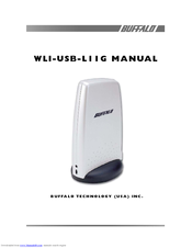 Buffalo WLI-USB-L11G User Manual