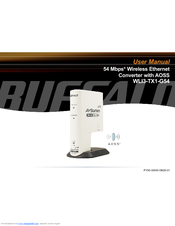 Buffalo AirStation WLI3-TX1-G54 User Manual