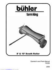 Buhler Swath Roller FK358 Operator's & Parts Manual