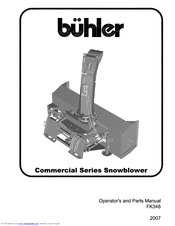 Buhler Commercial FK348 Operator And Parts Manual