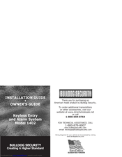 Bulldog Security 1402 Owner's Manual