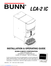 Bunn LCA-2 IC Installation & Operating Manual