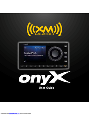 XM Satellite Radio Onyx XDNX1V1KC User Manual