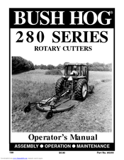 Bush Hog 280 Series Operator's Manual