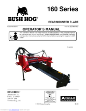 Bush Hog 160 Series Operator's Manual
