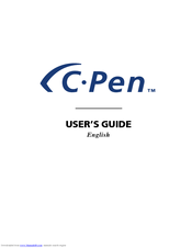 C Technologies C-Pen User Manual