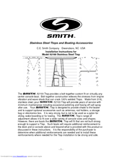 C. E. Smith 52100 Installation Instructions Manual