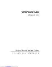 Cabletron Systems E3100 Series Installation Manual