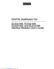 Cabletron Systems DLE33-MA User Manual
