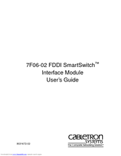 Cabletron Systems 7F06-02 FDDI SmartSwitch User Manual