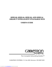 Cabletron Systems HubSTACK SEHI-34 User Manual
