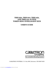 Cabletron Systems TRXI 22A TRXI-22A User Manual